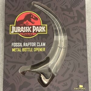Jurassic Park Bottle Opener 5.5 Inch Raptor Claw Zinc Alloy Dinosaur Fossil